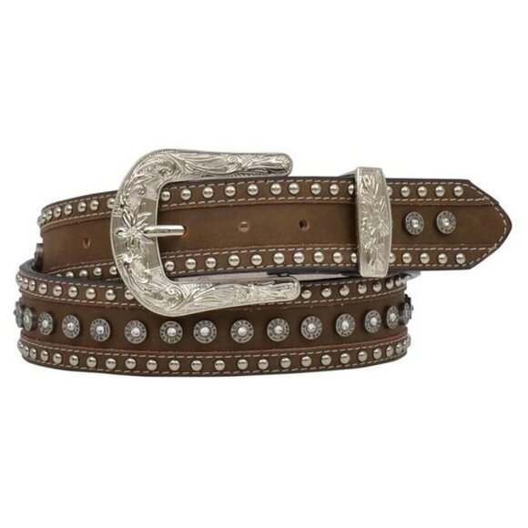 M&F Western Angel Ranch Women's Small Studded Gun Shells Belt DA3742 - Picture 1 of 5